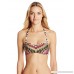 PilyQ Women's African Rays Embroidered Bandeau Bikini Top Large B015SXZN7S
